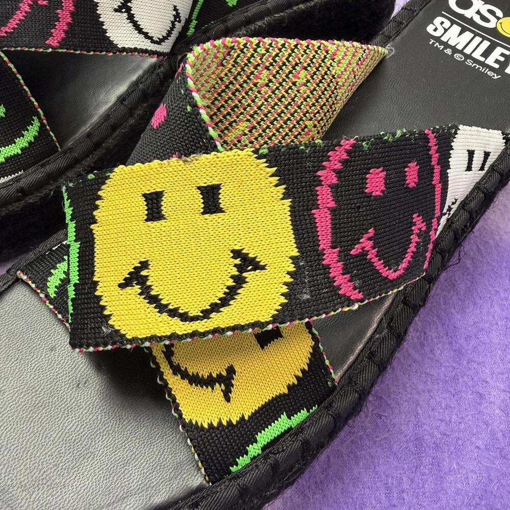 Asos x smiley world platform espadrille slides - Picture 2 of 4